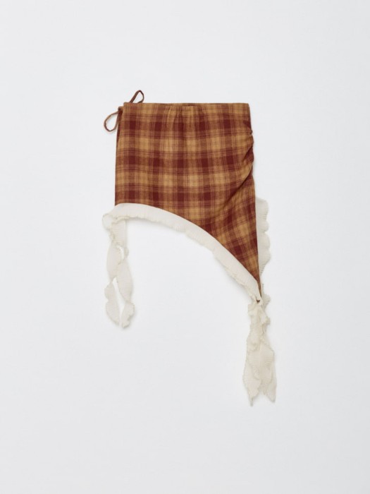 юбка-пояс в клетку для девочек из россии вид сбоку