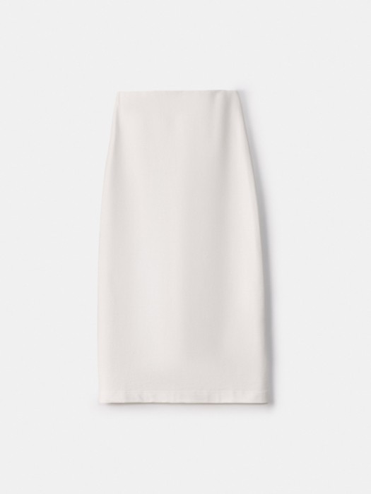 юбка прямая макси из футера 4640611265304 фотография