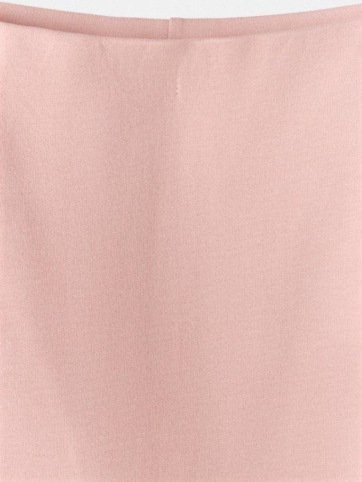 юбка прямая макси из футера от бренда sela вид слева