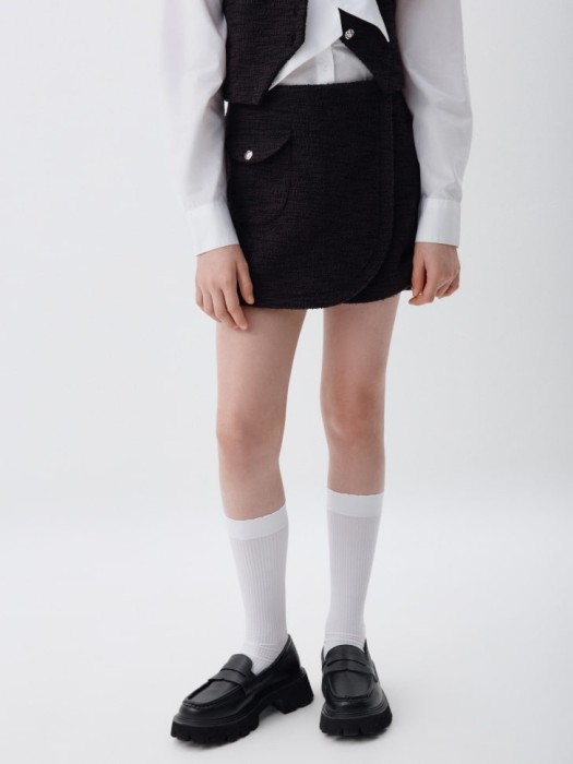 юбка-шорты из фактурного джерси для девочек 4680798270821 фотография