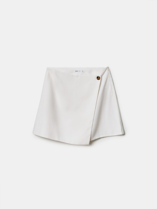 юбка-шорты с запахом с содержанием льна 4610517794079 фотография