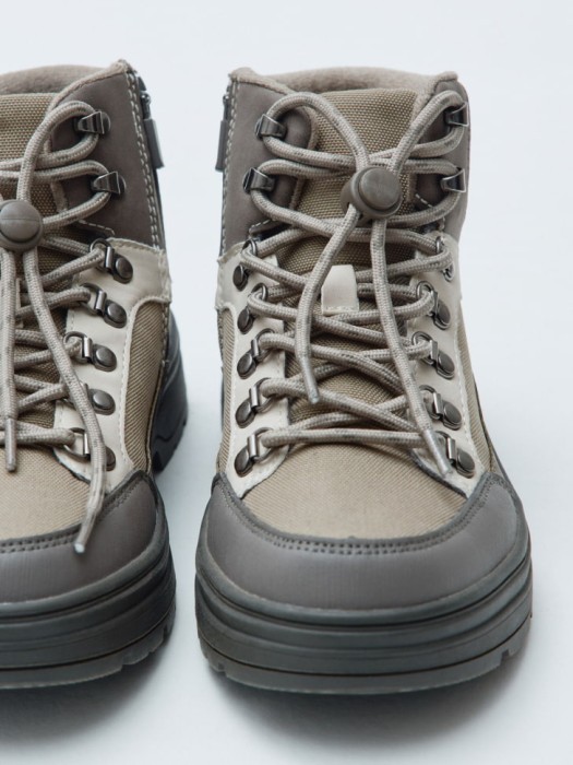 зимние ботинки-хайкеры для мальчиков универсального стиля с лицевой стороны