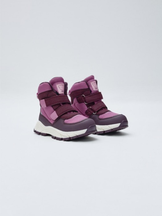 зимние мембранные ботинки для девочек из россии вид сбоку