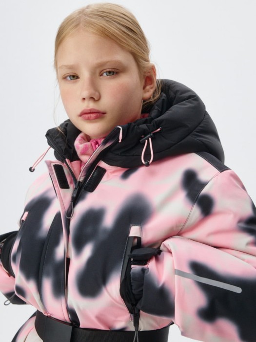 зимний горнолыжный комбинезон drytex® для девочек из пластика спереди