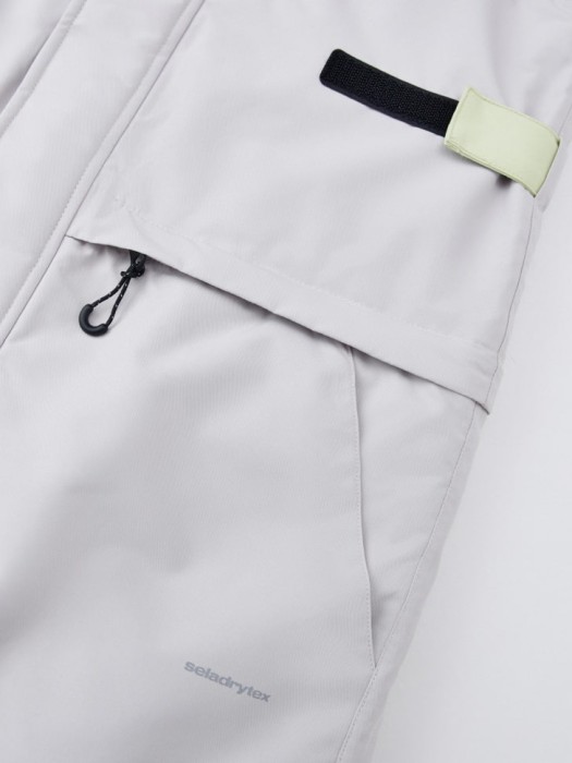 зимний горнолыжный полукомбинезон drytex® детский для детского возраста с изнаночной стороны