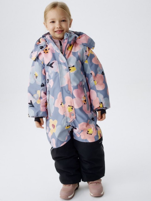 зимний комбинезон drytex® с внутренними лямками для девочек 4680798432243 фотография