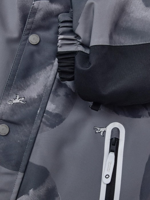 зимний комбинезон drytex® с внутренними лямками для мальчиков универсального стиля с лицевой стороны