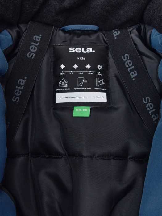 зимний комбинезон drytex® с внутренними лямками для мальчиков для детского возраста с изнаночной стороны