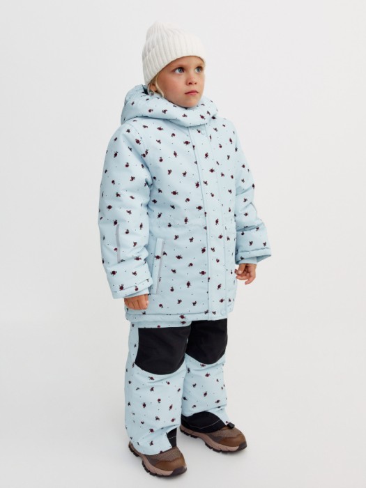 зимняя куртка из технологичной мембранной ткани drytex® для девочек по цене 5299 руб вид справа