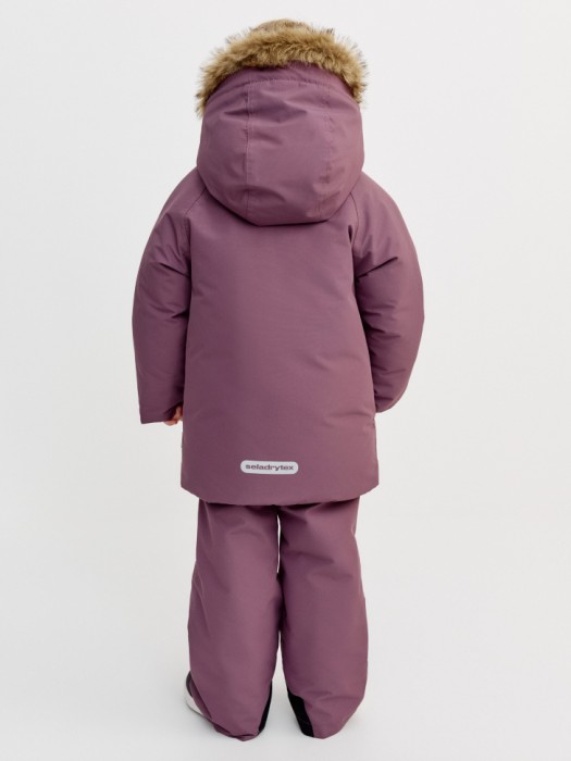 зимняя куртка из технологичной мембранной ткани drytex® для девочек из трикотажа спереди