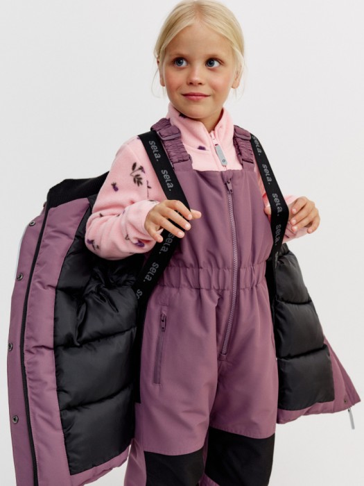 зимняя куртка из технологичной мембранной ткани drytex® для девочек универсального стиля с лицевой стороны