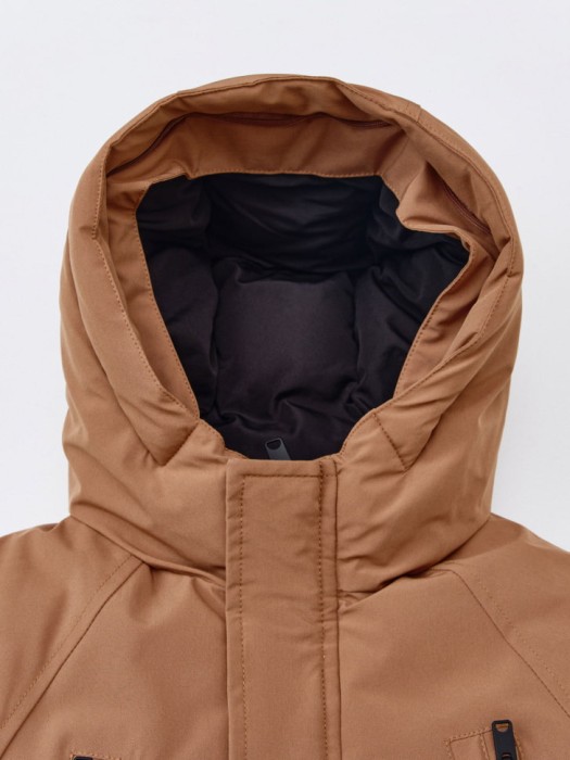 зимняя парка для мальчиков из силикона спереди