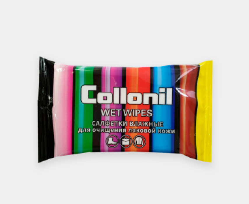 салфетки collonil №15 влажные для лаковой кожи фотография