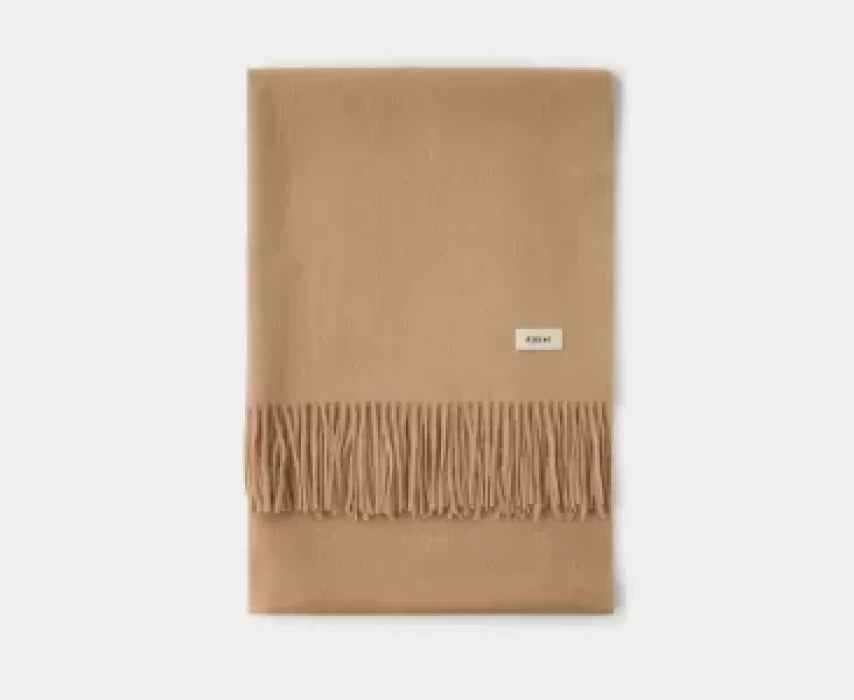 шарф dq-w1001 бежевый HR.1.шерсть-BG фотография