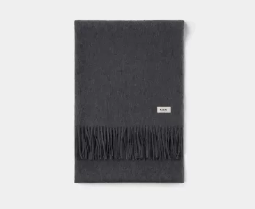 шарф dq-w1001 серый HR.1.шерсть-GR фотография