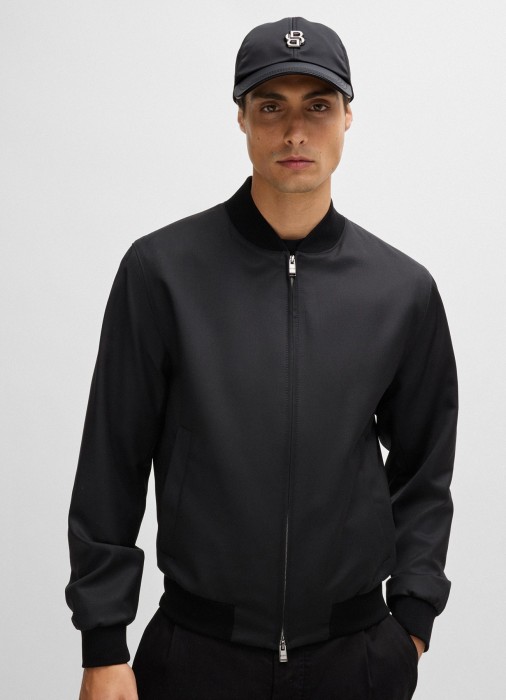 бейсболка мужская seth-n-b-iconic  от бренда boss вид слева