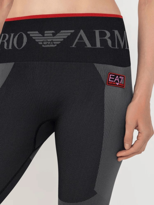 бесшовные леггинсы женские leggings ea7 из италии вид сбоку