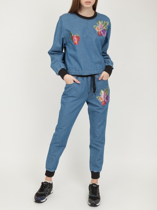 блуза женская blouse  от бренда love moschino вид слева