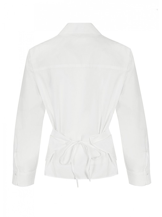 блуза женская rank penny black из италии вид сбоку