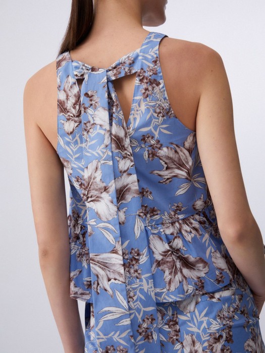 блузка-топ женская  из италии вид сбоку