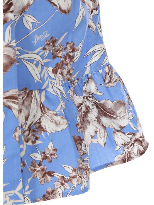 блузка-топ женская  классического стиля с лицевой стороны