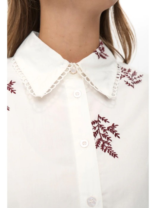 блузка женская baily  из хлопка спереди