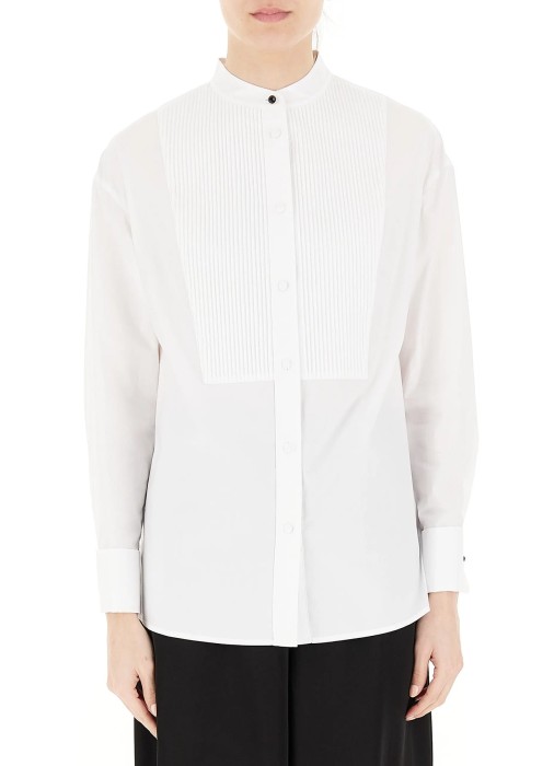 блузка женская camicia con plastron  от бренда liu jo вид слева