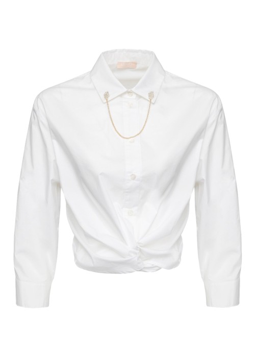 блузка женская  camicia nodo m/l  WF3103T3246 фотография