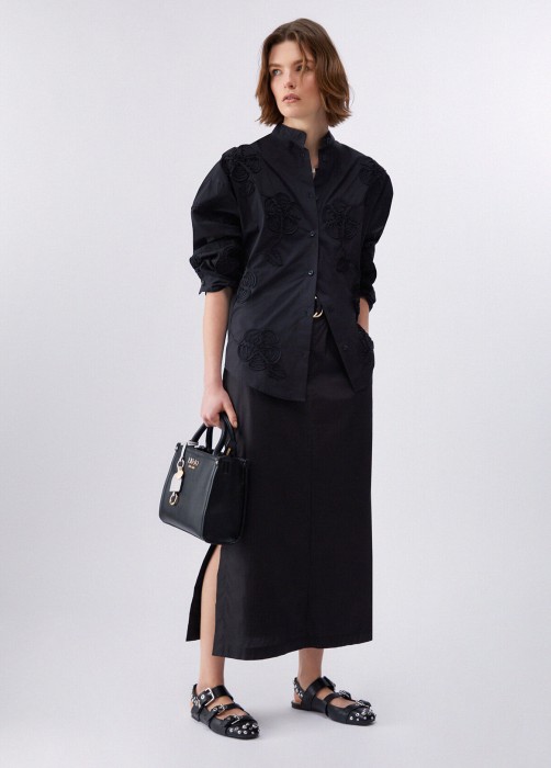 блузка женская embroidery  от бренда liu jo вид слева