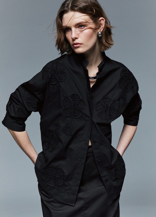 блузка женская embroidery  по цене 34100 руб вид справа