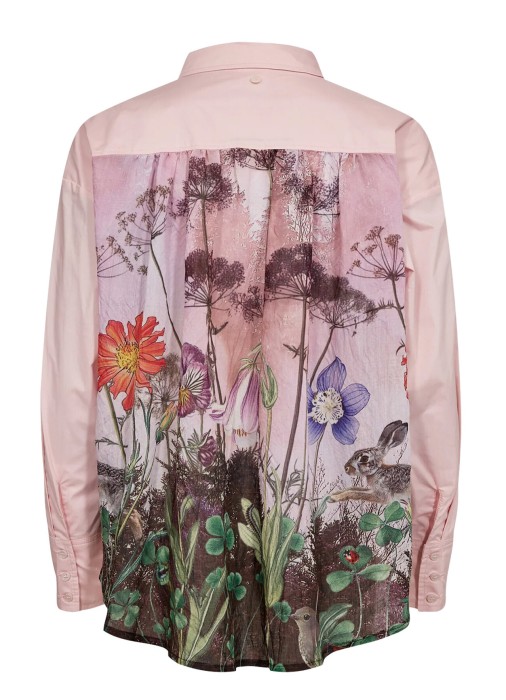 блузка женская forest shirt  из хлопка спереди