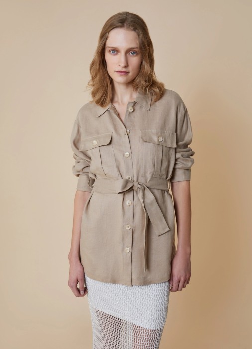 блузка женская frisco  от бренда pennyblack вид слева