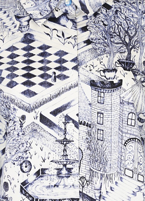 блузка женская gardenia ls shirt  от бренда numph вид слева