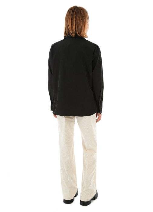 блузка женская regio penny black из италии вид сбоку