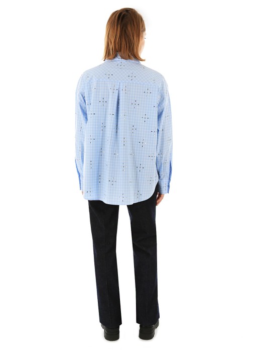 блузка женская secolo penny black из италии вид сбоку