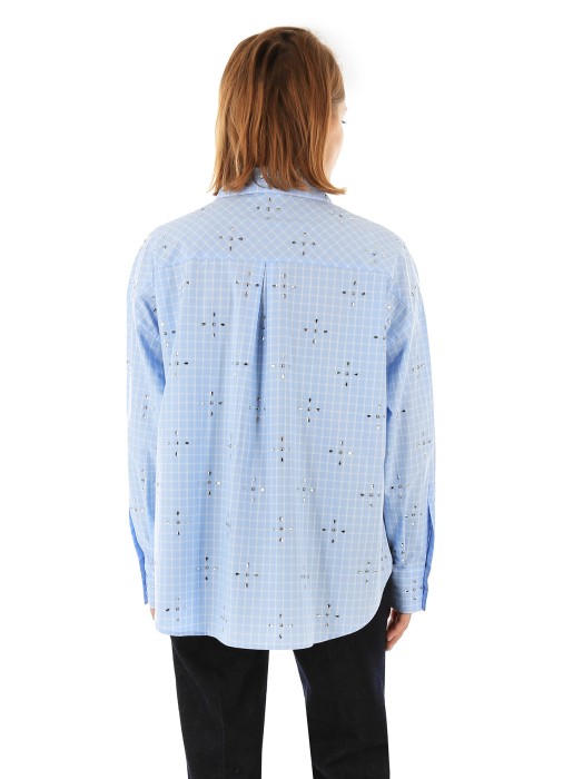 Товар голубого цвета с внутренней стороны