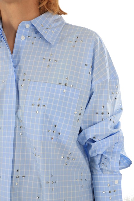 блузка женская secolo penny black классического стиля с лицевой стороны