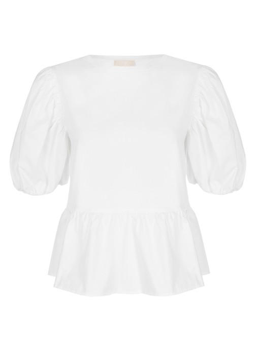 блузка женская tunica jersey  из хлопка спереди