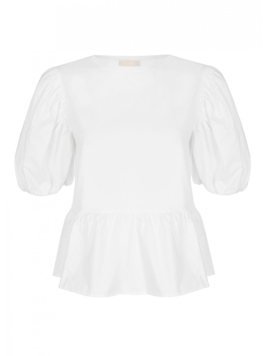 блузка женская tunica jersey  из хлопка спереди