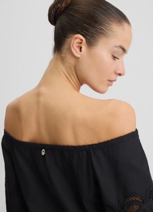 блузка женская  из италии вид сбоку