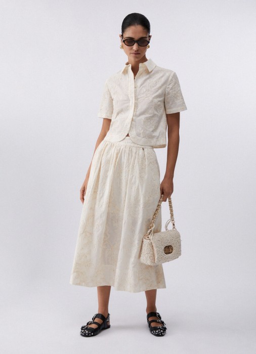 блузка женская  из хлопка спереди