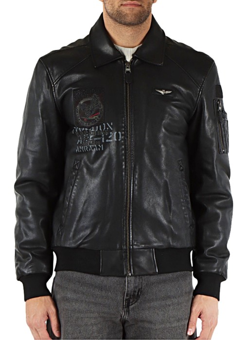 бомбер мужской 36th wing  от бренда aeronautica militare вид слева