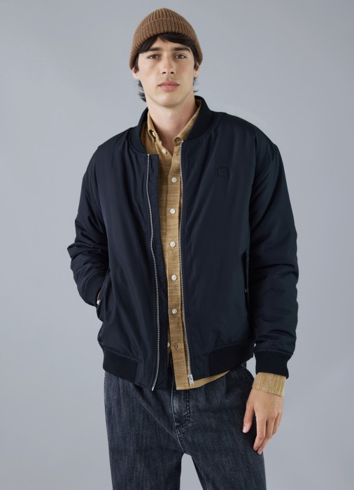 бомбер мужской cotes  повседневного стиля с лицевой стороны