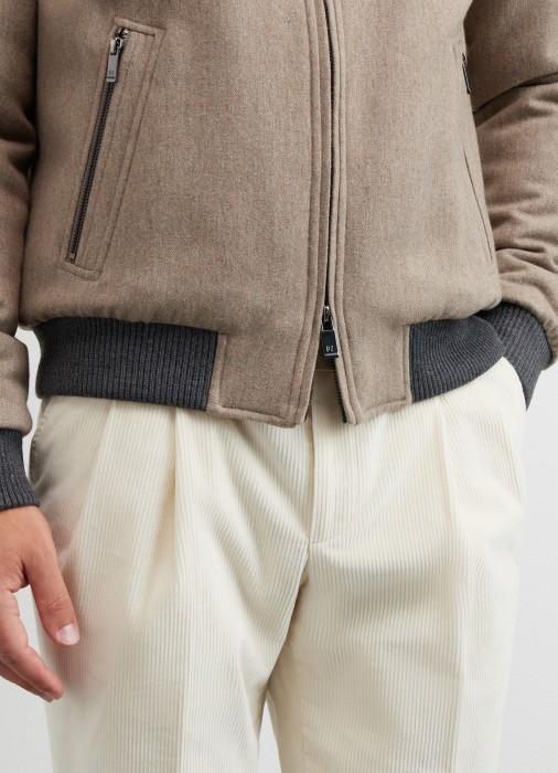 бомбер мужской  из италии вид сбоку