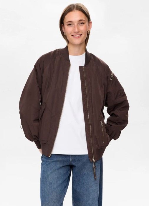 бомбер женский allie  из полиэстера спереди