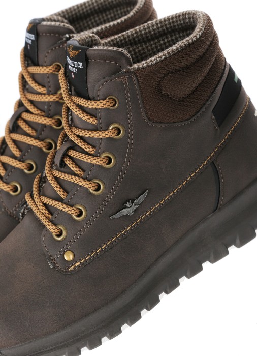 ботинки мужские  от бренда aeronautica militare вид слева