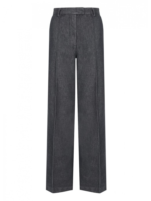 брюки из денима женские grey denim  CF4203D4930 фотография