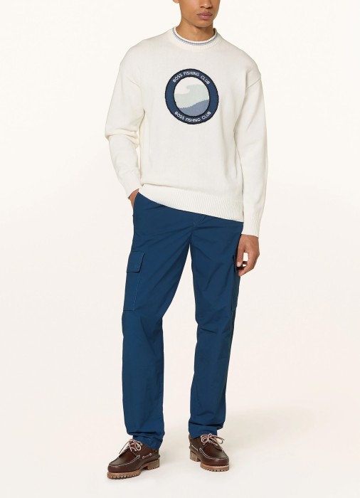 брюки-карго мужские sisla-9-cargo  от бренда boss вид слева