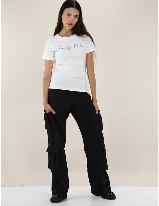 брюки-карго женские  от бренда gaelle paris вид слева