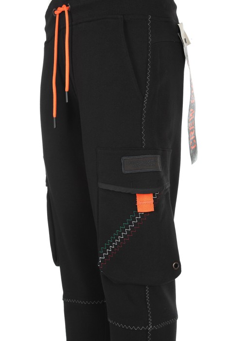 брюки мужские cargo2  из италии вид сбоку